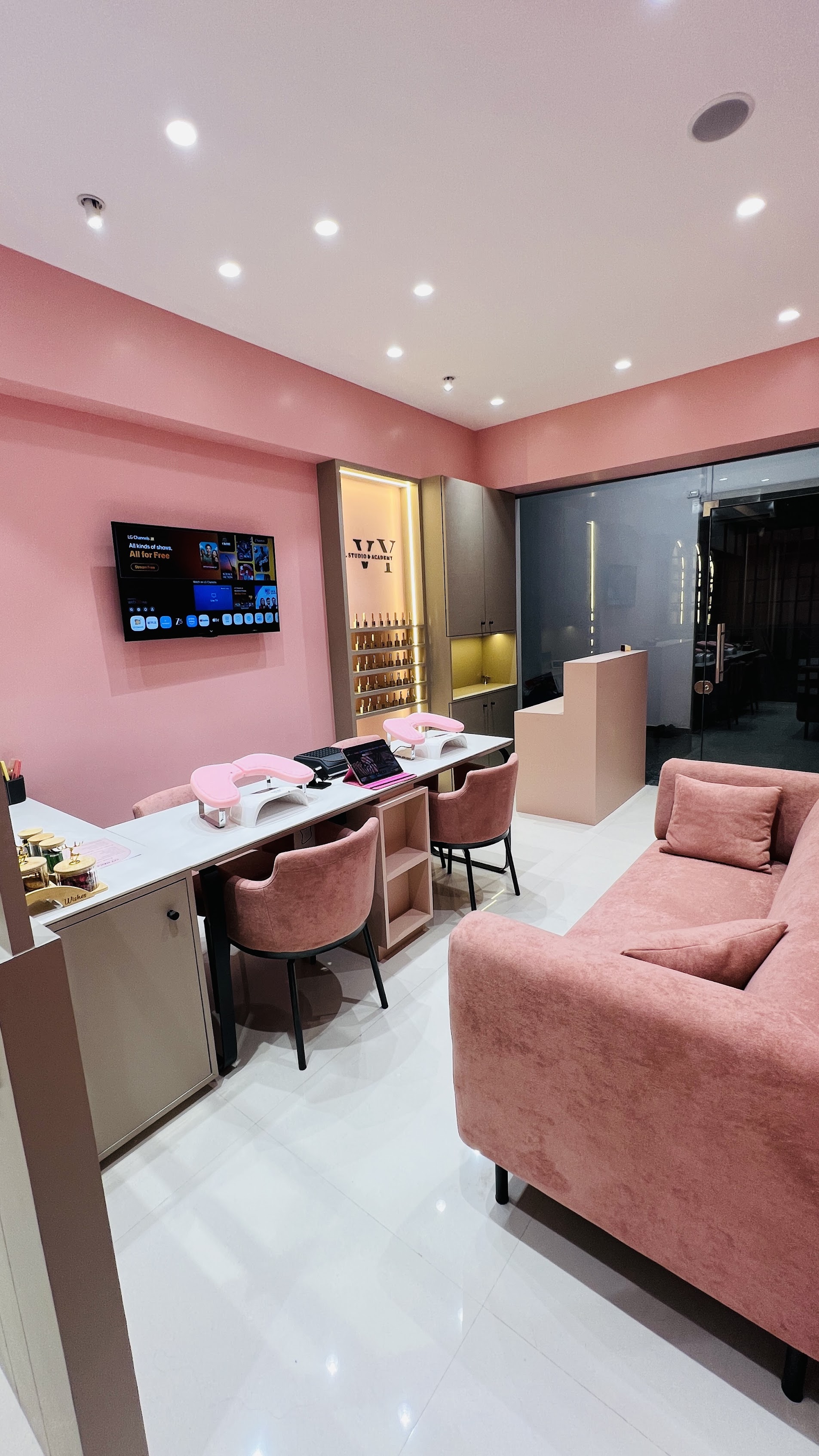 Comfortable client seating inside IVY